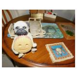 CAT TRAY, PICTURE, ETC.