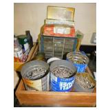 NAILS, SCREWS, BICYCLE HOOKS, MARINE & CAMPER