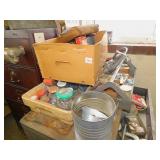GRINDING WHEEL, CLAMPS, SCREWS, NAILS, ETC.