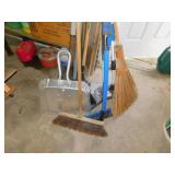 SHOVEL, BROOMS, DUSTPAN, SCRAPERS, ETC.
