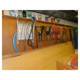 JACK STANDS, HAND SAW, STEP STOOL, ETC.