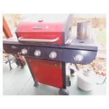 BBQ-PRO GRILL WITH PROPANE 1/4 FULL