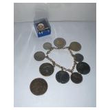 SNPJ 60 YR. MEMBER PIN 10K GF, ITALY COIN CHARM