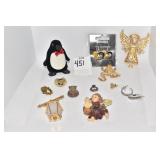 PENGUIN NHL EARRINGS PIERCED, EARRINGS, BATTERY