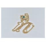 FROG PENDANT AND CHAIN DWT 25