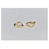 14K MIKIMOTO PEARL CUFF LINKS DWT 8.3