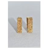 18K RUSSET CUFF LINK DWT 15.1