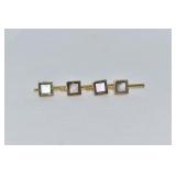 GOLD FILLED MOP STUD SET