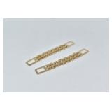 GOLD FILLED NECK EXTENDERS (2)