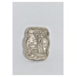 STERLING SILVER MATCH SAFE GONDOLA DESIGN