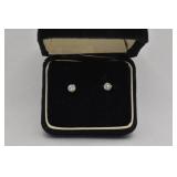ONE PAIR 1.00 CARAT TOTAL WEIGHT SET IN 14K