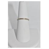 RING: 18K WHITE GOLD ENGRAVED WEDDING BAND