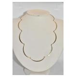 NECKLACE 1/2 MOON STYLE 8.8 DWT