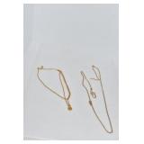 GOLD FILLED NECK CHAIN 1.1 DWT ONE BROKEN