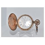 HAMPTON CANTON OHIO POCKET WATCH 1.5" FACE