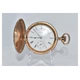 ELGIN POCKET WATCH 2" ROUND, ENGRAVED 15 J - #