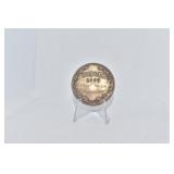 WHEATON 1907 FIRST PRIZE- 1.75" ROUND STERLING