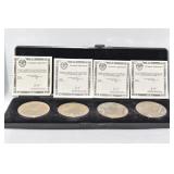 4 SET RUSSIAN COINS CLAD