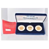 US 1/2 OZ GOLD ART MEDAL LION ANDERSON