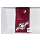 OLYMPIC SILVER DOLLAR W/ OB