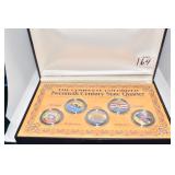 5 COINS TWENTIETH CENTURY STATE QUARTER