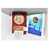 JAMES FERRELL COIN IN HOLDER; BRONZE SECOND