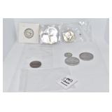 1943 S QUARTER W/ KENNEDY BICENTENNIAL HALF, &