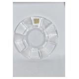 LALIQUE ASHTRAY 5.5" ROUND X 1/2" H