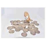 40 - 1949-63 JEFFERSON NICKELS UNC