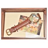 DISNEY LTD 3500 WINNIE THE POOH WATCH IN WOOD BOX