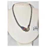 BETSY JOHNSON SNAKE NECKLACE 16" W/ BOX