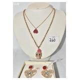 14K GOLD PLATED ALLOY EARRINGS EVIL EYE AND