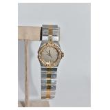 LADIES CHOPARD 2 TONE WITH DIAMOND BEZEL WATCH
