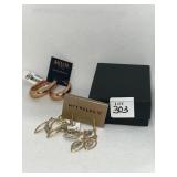 MILOR ITALY BRONZE HOOP EARRINGS, MYTHOLOGIE