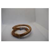 SNAKE COIL BANGLE BRACELET BY MARITA SINGH