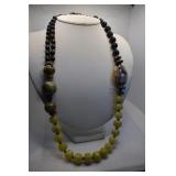 NECKLACE W/ MULTI COLOR W/ SPACERS AND PAINTED