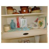 SAGE PRINT ON WOOD, VASES, CANDLE, ETC.