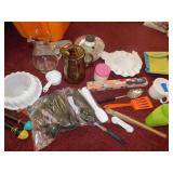 WATER PITCHERS, SALAD SPINNER, ETC.