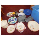 SPAGHETTI BOWL, BREAD PANS, ETC.