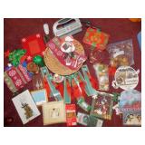 CHRISTMAS TASSELS, SLATE SIGNS, ETC.