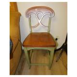 3 CHAIRS GREEN TONE BASE