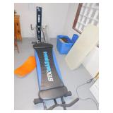 TOTAL GYM XLS WITH HEADREST, AND OTHER ITEMS IN