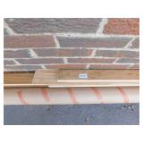 VARIOUS BASEBOARDS, WHITE AND NATURAL STAIN, NEW