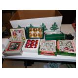 CHRISTMAS ORNAMENTS & CANDLE HOLDERS