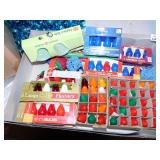 REPLACEMENT BULBS, TINSEL BLUE, ORNAMENTS