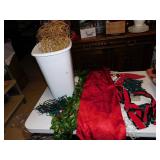 GOLD SPRIGS, HOLLY GARLAND, BATTERY OPERATED