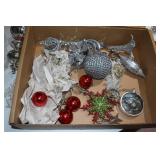 ORNAMENTS GLASS, METAL & PLASTIC