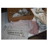 SILVER AND GLASS LONG RODS