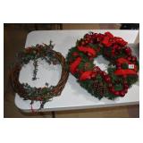 2 WREATHS 20" APPROX.