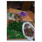 PINECONES, TINSEL, LIGHTS